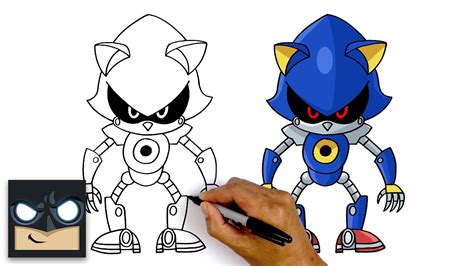 How To Draw Metal Sonic Sonic The Hedgehog Social Useful Stuff