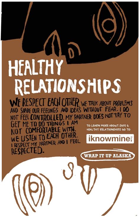 Poster To Promote Healthy Relationships Health Conditions Sex Life