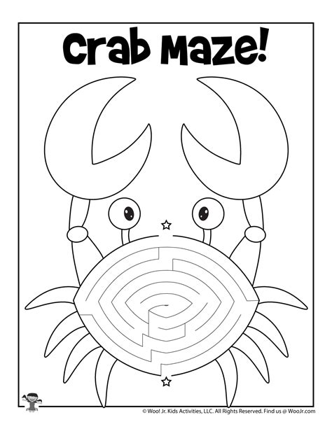 Printable Summer Mazes For Kids Woo Jr Kids Activities Childrens