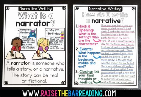 teaching narrative writing in 1st 2nd and 3rd grade raise the bar reading