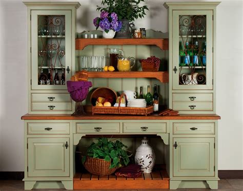 Old World Meets Traditional Celery Antique Distressed Cabinetry With