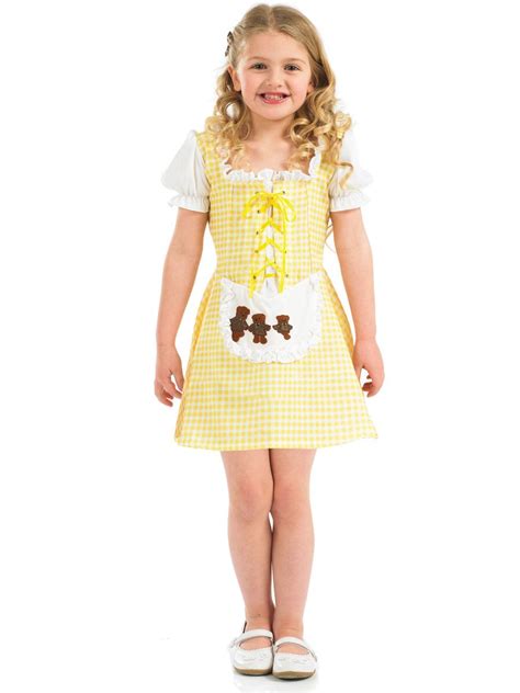 Child Goldilocks Costume Fancy Dress Costumes Fairy Fancy Dress