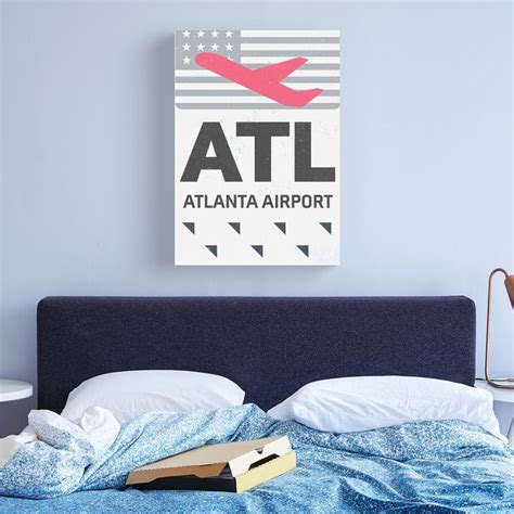 Airport Code Sticker 2 Canvas Print By Airport Sticker In 2020
