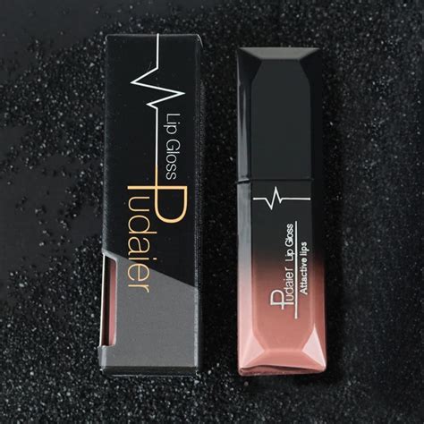 Pudaier Makeup Lip Gloss Cosmetics Long Lasting Pigment Metallic Sexy