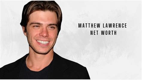 Matthew Lawrence Net Worth What Does Cheryl Burkes Request For A