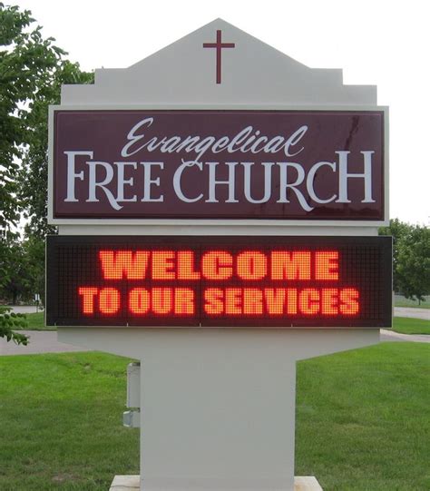 Pin En Outdoor Led Church Signs