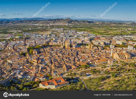 Xativa Aerial Townscape In Valencia Region Spain — Stock Photo