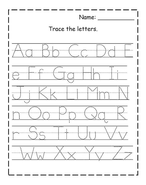 This set of worksheets provides a sample of each number in comic sans ms font. Handwriting Tracing Sheets | Alphabet Practice Worksheets ...