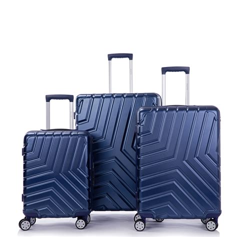 Segmart Luggage Sets Of 3 Lightweight Hardside Spinner Suitcase With