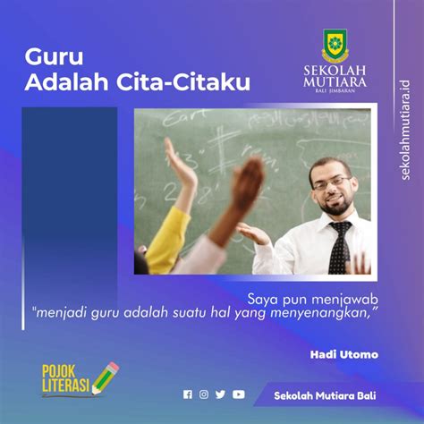 Guru Adalah Cita Citaku Sekolah Mutiara Bali