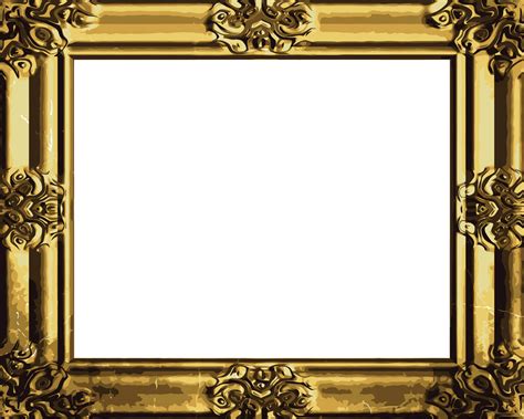 Borders And Frames Picture Frames Gold Vintage Clip Art Gold Border Images