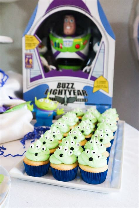 Buzz Lightyear Birthday Party Cupcakes Buzz Lightyear Birthday Party