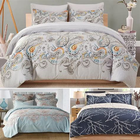 Duvet Cover With Pillow Case Quilt Bed Cover Bedding Sets Singledouble