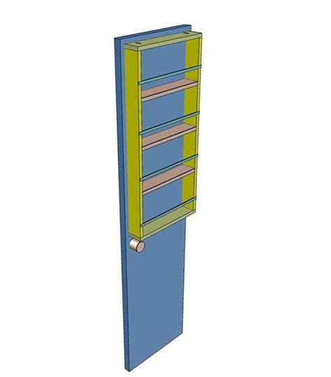 How To Build A Diy Back Of Door Shelf Thediyplan