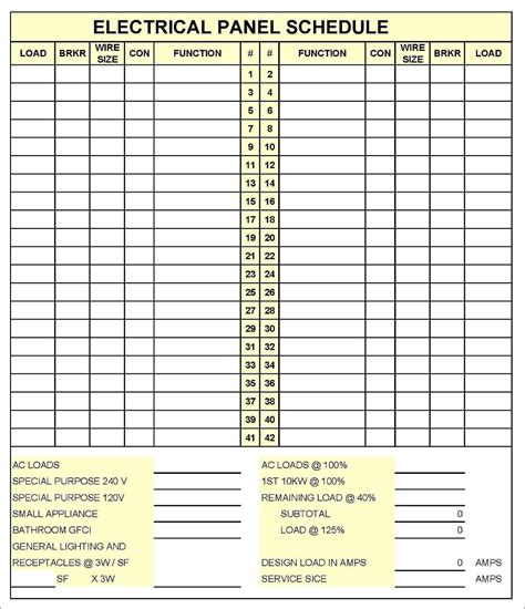 When indexing your panel, identify the breakers with numbers and write the circuit descriptions in pencil. Free Electrical Panel Label Template Excel And Online Electrical in Circuit Panel Label Template ...