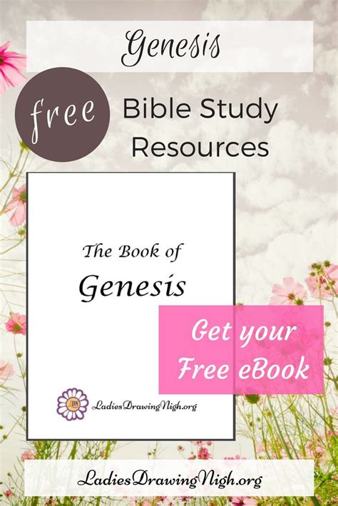 The Book Of Genesis — Intro And Resources Bible Study Printables