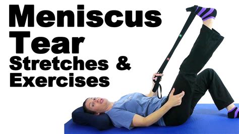Meniscus Tear Stretches And Exercises Ask Doctor Jo Youtube