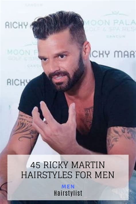 45 Very Handsome Ricky Martin Haircut Ideas Rick Y Celebridades