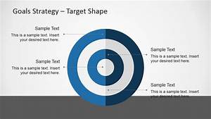 Flat Target Shape For Powerpoint Slidemodel