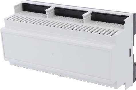 Enclosure For Din Rail Mounting Ul94v 0 Hammond Hm 1597din2gy Hm