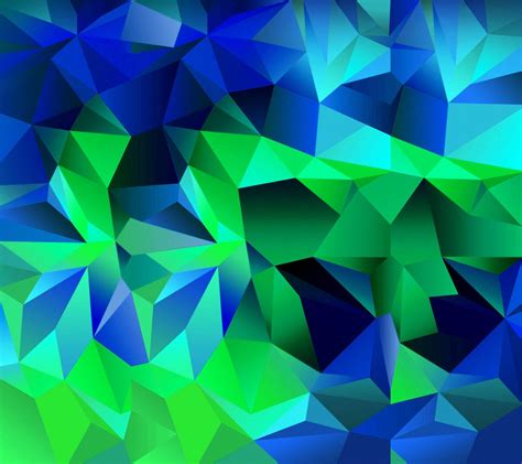Cool Green And Blue Wallpaper