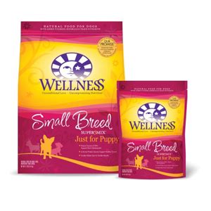 Luckily, most puppy foods are great in terms of nutrition. Wellness Super5Mix Small Breed Puppy Food, 12 lb ...