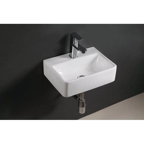 Elanti Ceramic 15 Wall Mount Bathroom Sink Wayfair Vessel Sink