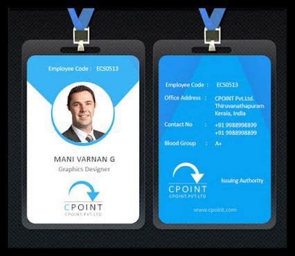 Employee id card design that you can edit for free with mockofun. Pin on I'd Card idea