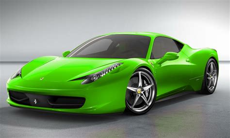 Green Ferrari Latest Lovely
