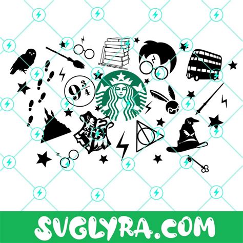 Wizard Starbucks Cup Svg Magic Starbucks Cup Svg Starbucks Cup Svg Starbucks Full Wrap Svg
