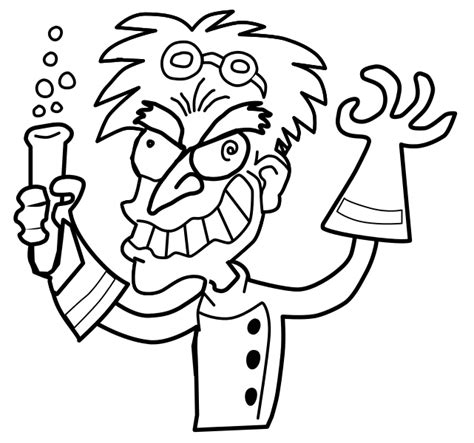 Download File:Mad scientist bw.svg - Wikimedia Commons