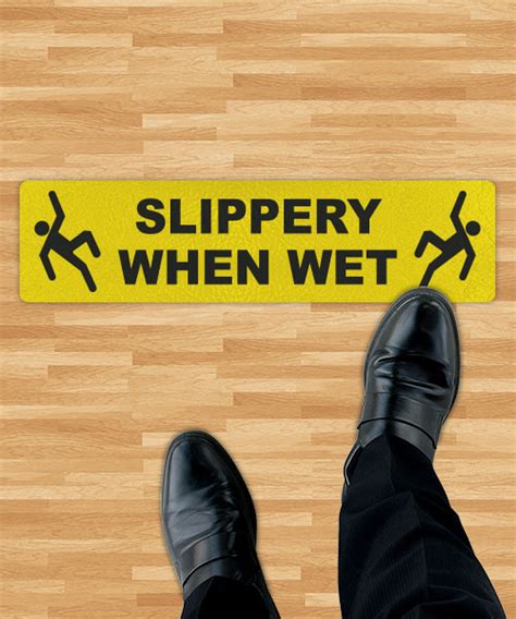 Slippery When Wet Floor Sign R2952 By