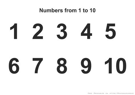 Large Numeral Printables Prekinders 12 Best Images Of Number Words