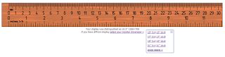 This is a convenient online ruler that could be calibrated to actual size, measurements in cm, mm and inch, the upper half. Top 10 Online Actual Size Rulers In Metric And Inches - geek