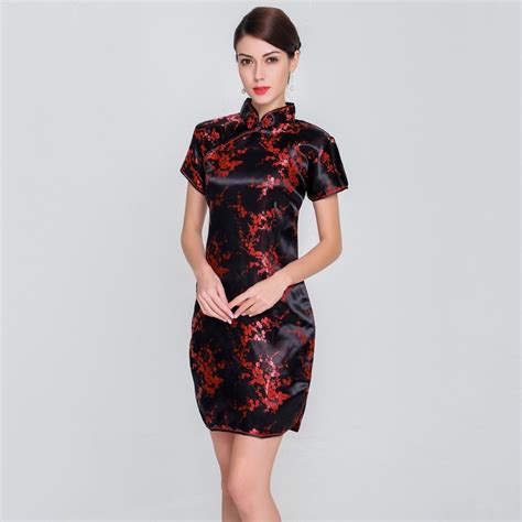 Elegant Slim Plus Size Qipao 2021 New Chinese Female Rayon Dress