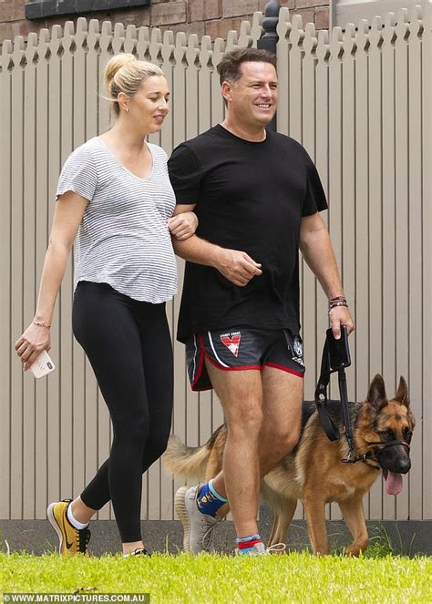 Karl Stefanovic And Pregnant Wife Jasmine Yarbrough Look In Love During A Romantic Stroll In