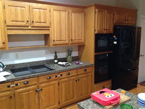 How to finish unstained oak cabinets? Pin by Refinishing Wonders Inc. on Before and after Oak ...