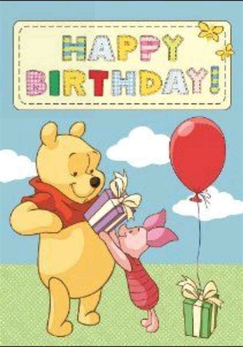 Pooh Bear Winnie The Pooh Birthday Birthday Wishes For Kids Happy