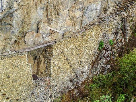 The Inca Bridge At Machu Picchu Photograph By Doug Davidson Fine Art