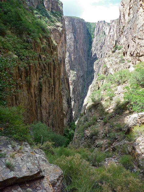 Vertical Cliffs Long Draw Black Canyon Of The Gunnison National Park