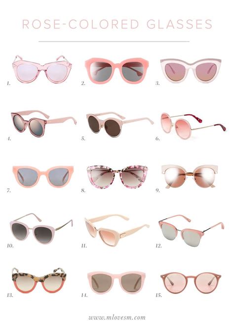 15 Must Have Rose Colored Sunglasses M Loves M Rose Colored Sunglasses Sunglasses Color
