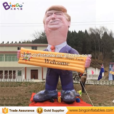 Free Express Hot 21ft Inflatable Donald Trump Model With Banner N Blower For Event Party