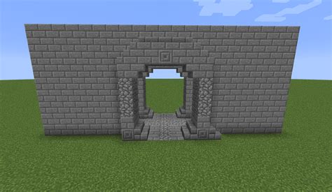 Im Trying To Improve My Building Skills The Entrance To This Castle