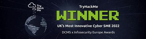 Tryhackme Tryhackme Awarded The Uks Most Innovative Cyber Sme At