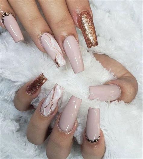 Shipped with usps first class. 20+ Trendy and Attractive Marble Coffin Nails Design ...
