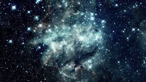 Rotating Galaxy Stars In Space Stock Footage Video 7461778 Shutterstock