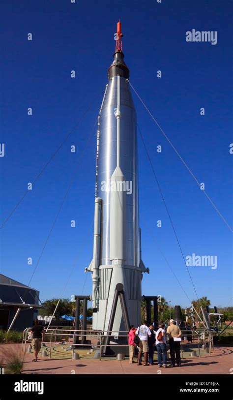 An Atlas Mercury Rocket In The Rocket Garden At The Kennedy Space