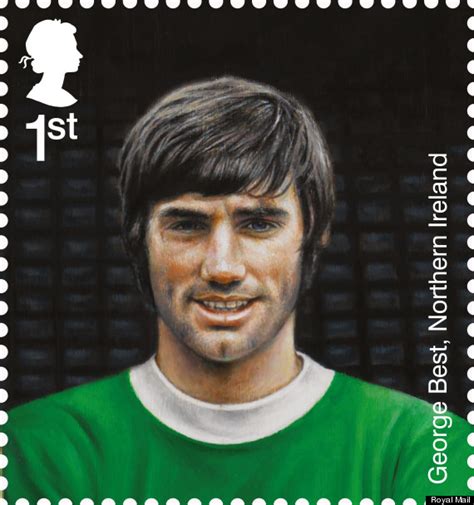 He was just a marvellous player. (denis law about george best). Royal Mail Release Association Football Stamps Featuring ...