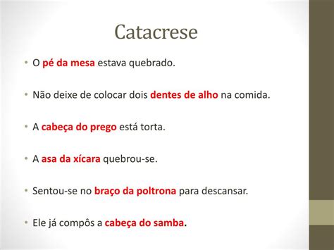 Figura De Linguagem Catacrese Exemplos Askschool