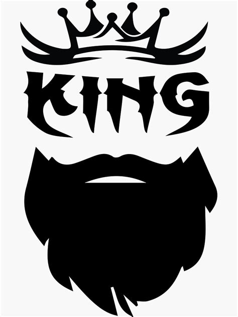 King Logo Sticker By Best4youart Redbubble